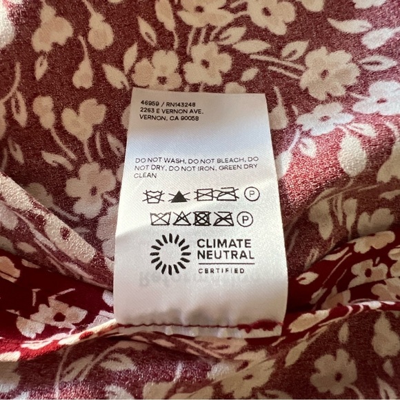 Reformation Olencia Dress in Flower Girl - Picture 16 of 16